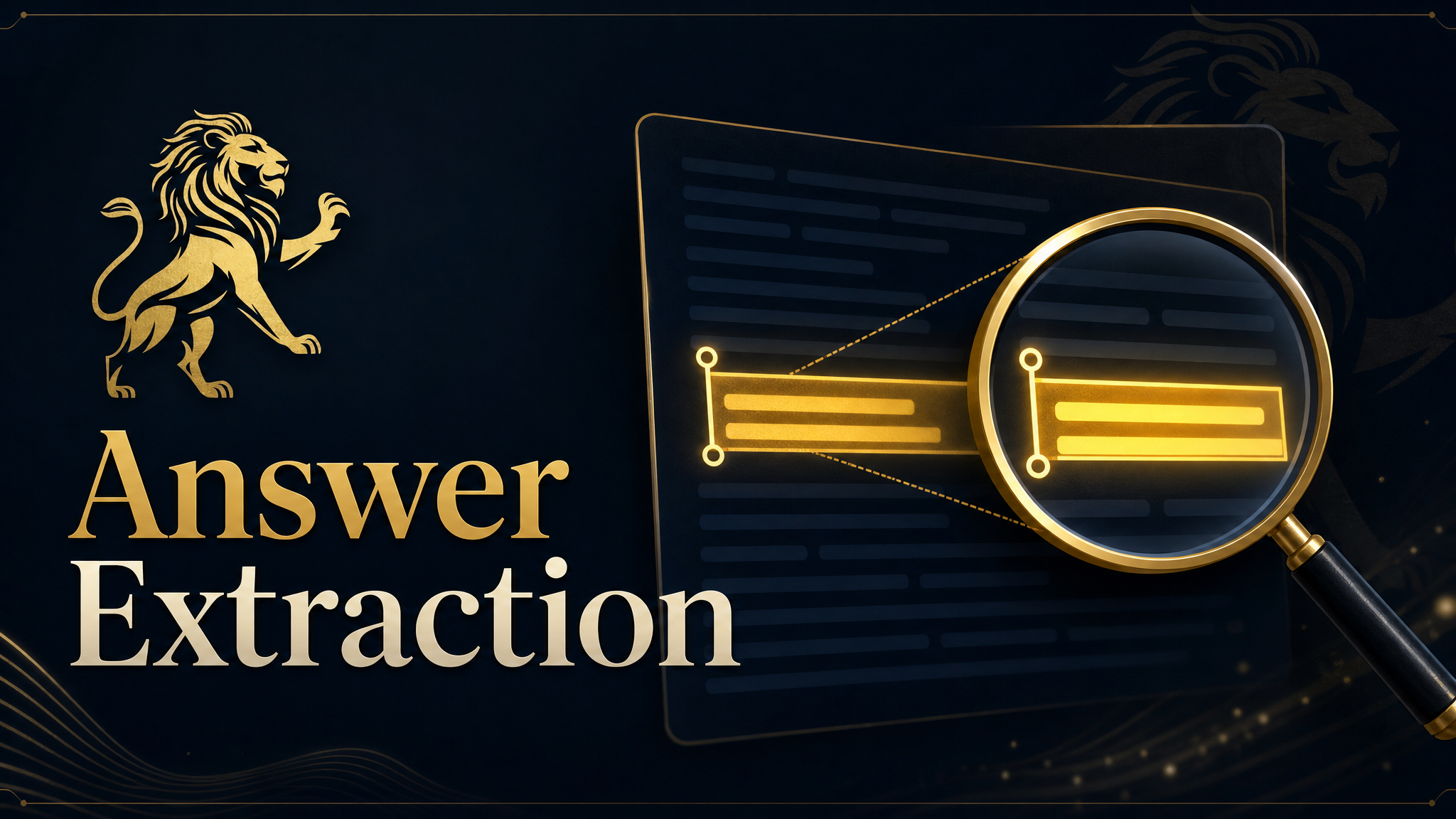 Answer Extraction Definition: Exact NLP Span Matching